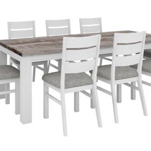 HOMESTEAD 9PC 225 TABLE WITH 8 CHAIRS SETTING-KIT