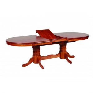 Jaguar Oval Dual Pedestal Extension Dining Table 1500-1900